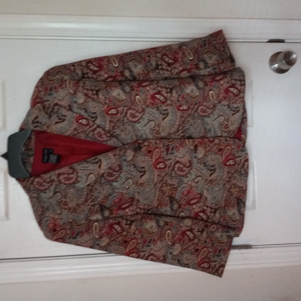 This adorable paisley jacket